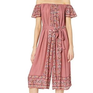 NWT EN CRÉME Bohemian Embroidered Midi Dress